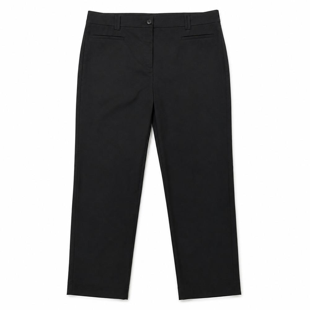 Ann Taylor Trouser Pants Womens Size 12T Black Curvy Fit Slim Leg High Rise NWT